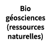 Bio géosciences (ressources naturelles)