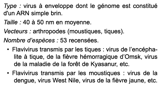 Type : virus  enveloppe dont le g nome est constitu  d'un ARN simple brin. Taille : 40   50 nm en moyenne. Vecteurs ...