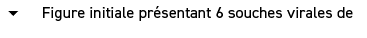  � Figure initiale pr sentant 6 souches virales de 
