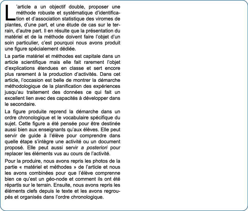 L’article a un objectif double, proposer une m thode robuste et syst matique d’identification et d’association statis...