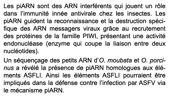 Les piARN sont des ARN interf rents qui jouent un r le dans l’immunit inn e antivirale chez les insectes. Les piARN ...