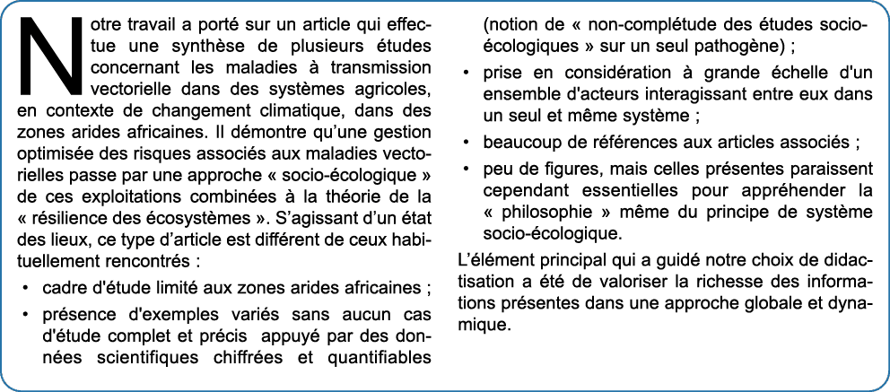 Notre travail a port sur un article qui effectue une synth se de plusieurs  tudes concernant les maladies   transmis...