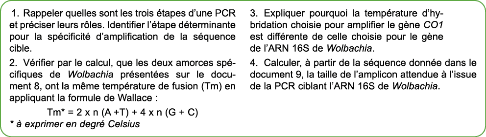 1. Rappeler quelles sont les trois tapes d’une PCR et pr ciser leurs r les. Identifier l’ tape d terminante pour la ...