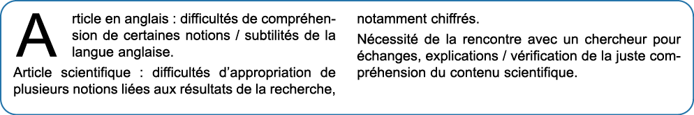 A rticle en anglais : difficult s de compr hension de certaines notions   subtilit s de la langue anglaise  Article s   