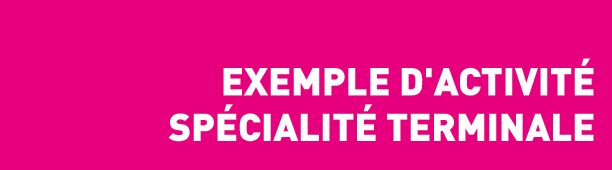  Exemple d'activit  Sp cialit  terminale