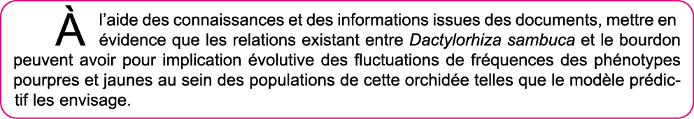   l aide des connaissances et des informations issues des documents, mettre en  vidence que les relations existant en   